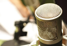 Microphone cardioid, condensateur pour voix-off